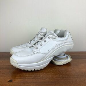 VTG Z-Coil White Leather Spring Heel Pain Relief  Shoe Korea Women’s Size 9.